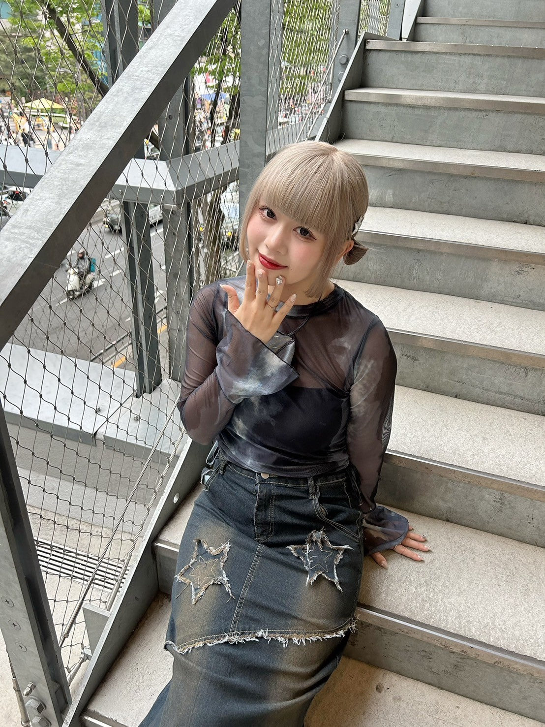 ¥1,000円オフ!<GR2242501> サイドドロストシアートップス