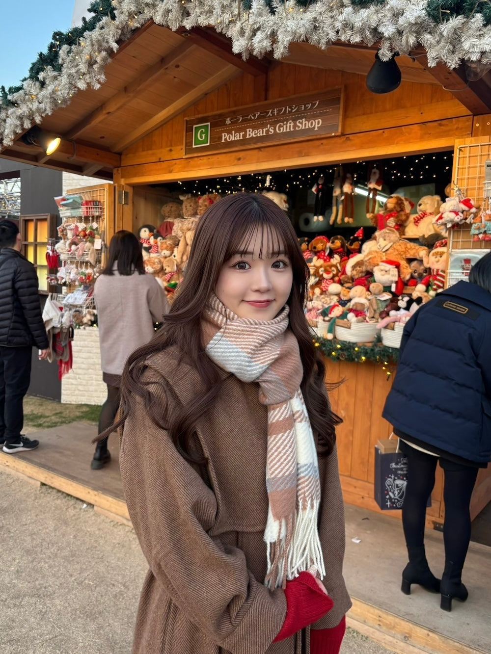 <RN4244001> チェックビッグマフラー