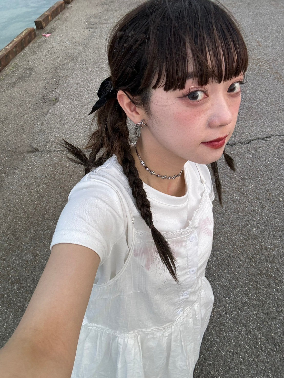 <IT2242408> コットンレースチュニック