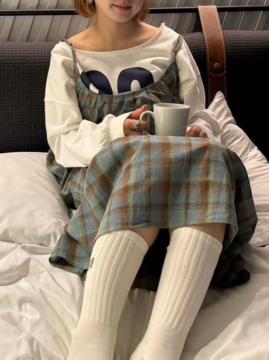 <IT2243410> チェックキャミワンピース