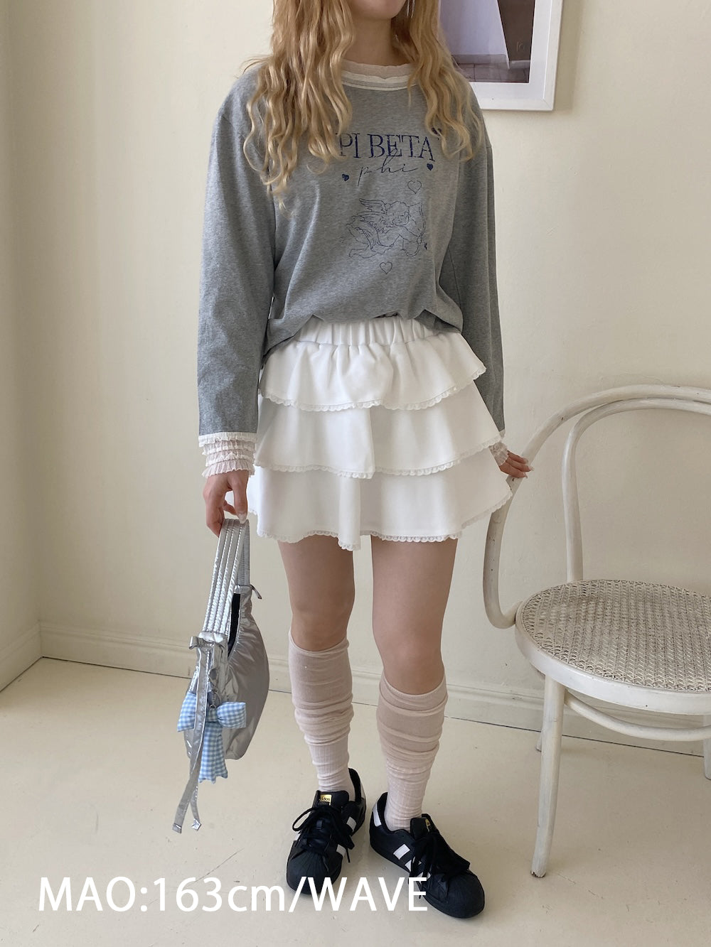 <SL2244654> レースヘムエンジェルロンT