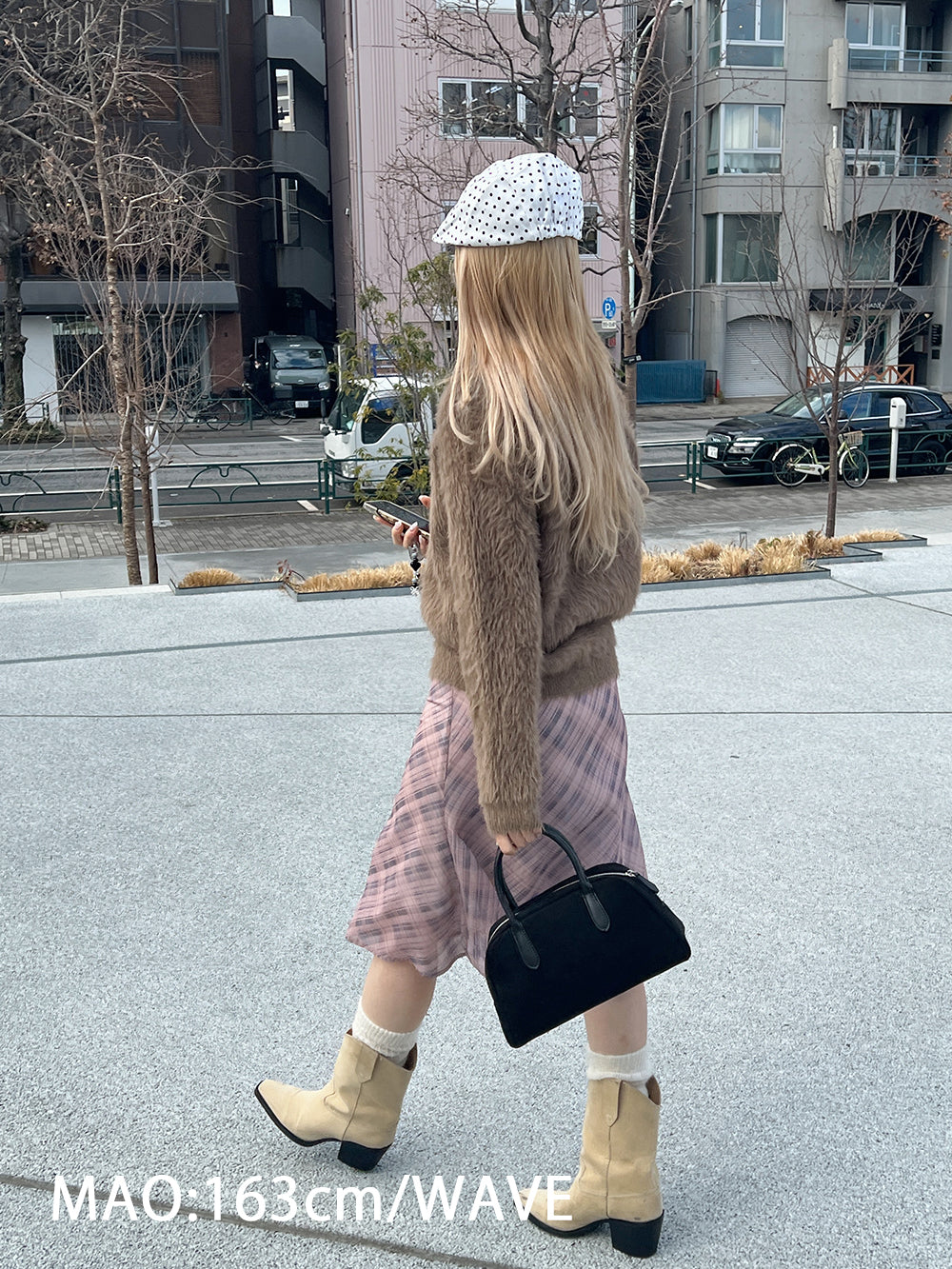 <SL2244658> ストラップヴィンテージシャギーニット