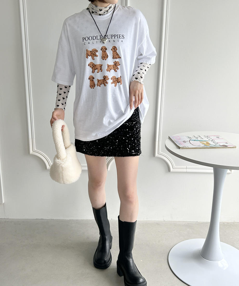 <SL2233647> スパンコールミニスカート
