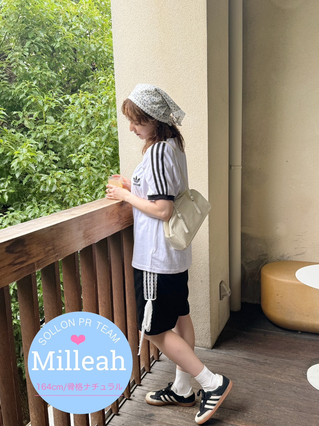 <SL2242608> サイドレースリボンハーフパンツ