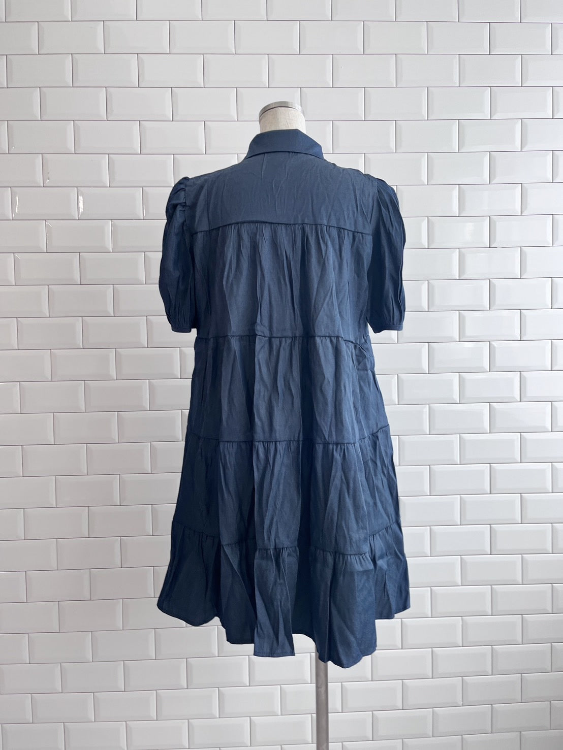 <CH2242814> デニムティアードワンピース