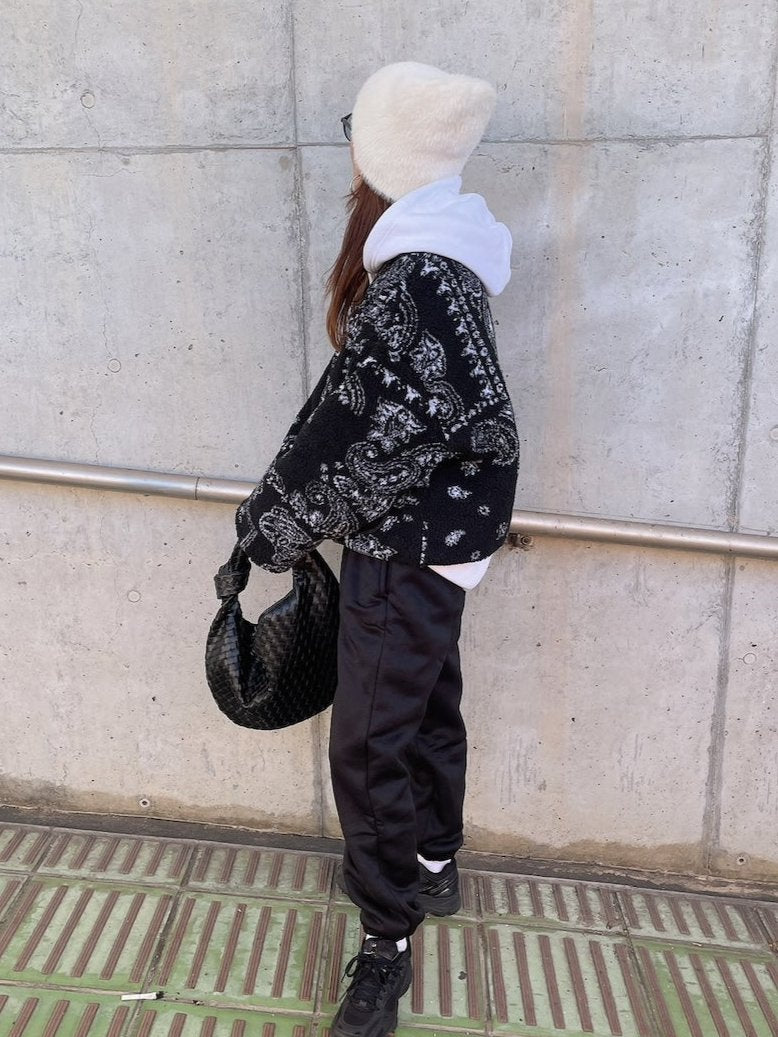 <AN2244304> ペイズリーボアアウター