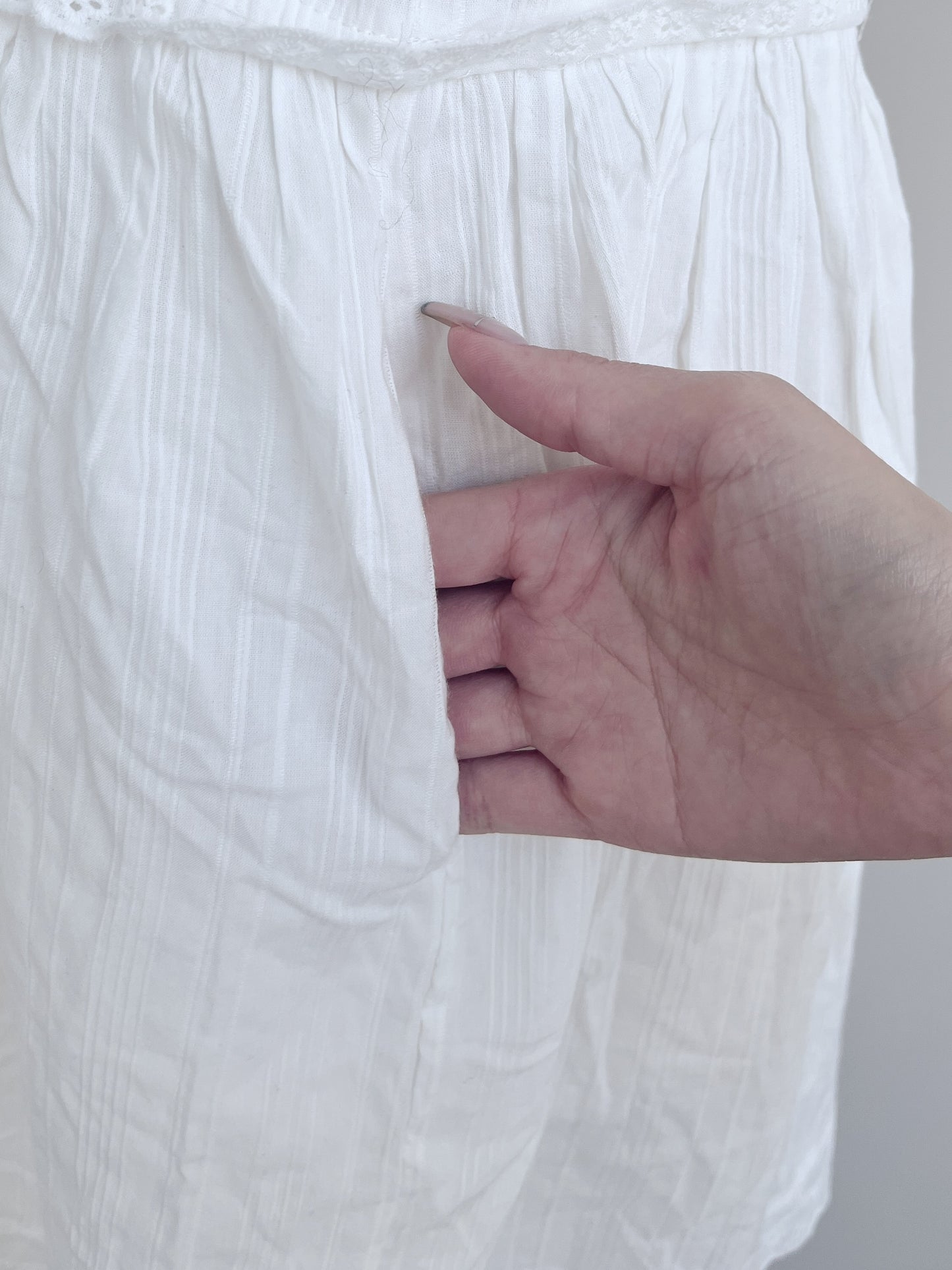 <IT2242408> コットンレースチュニック