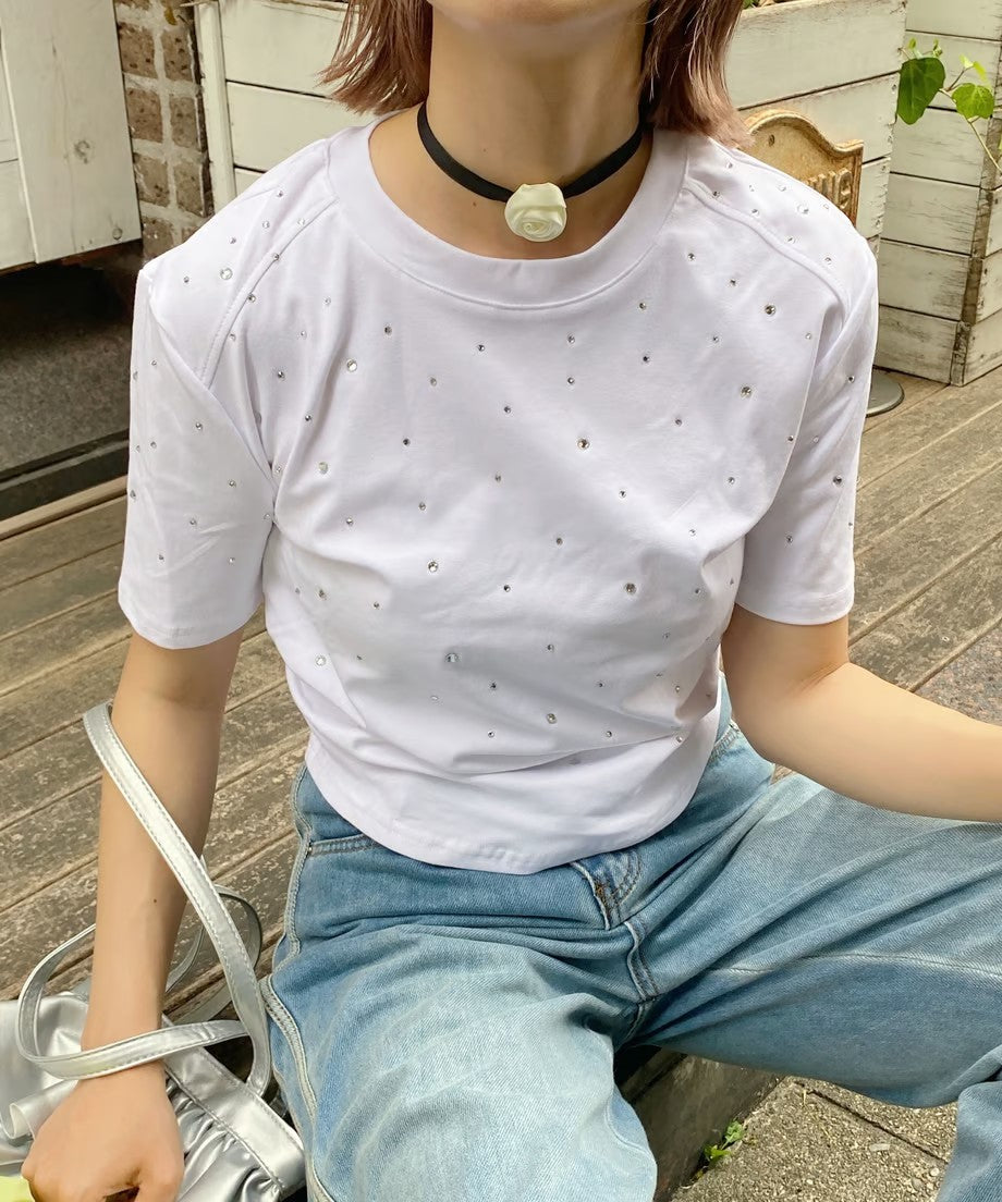 ♥<SL2233604> ビジューTシャツ