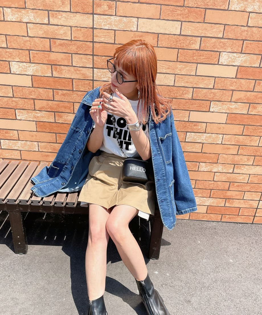 ※残りわずか! <AN2231430> フロッキーロゴTシャツ