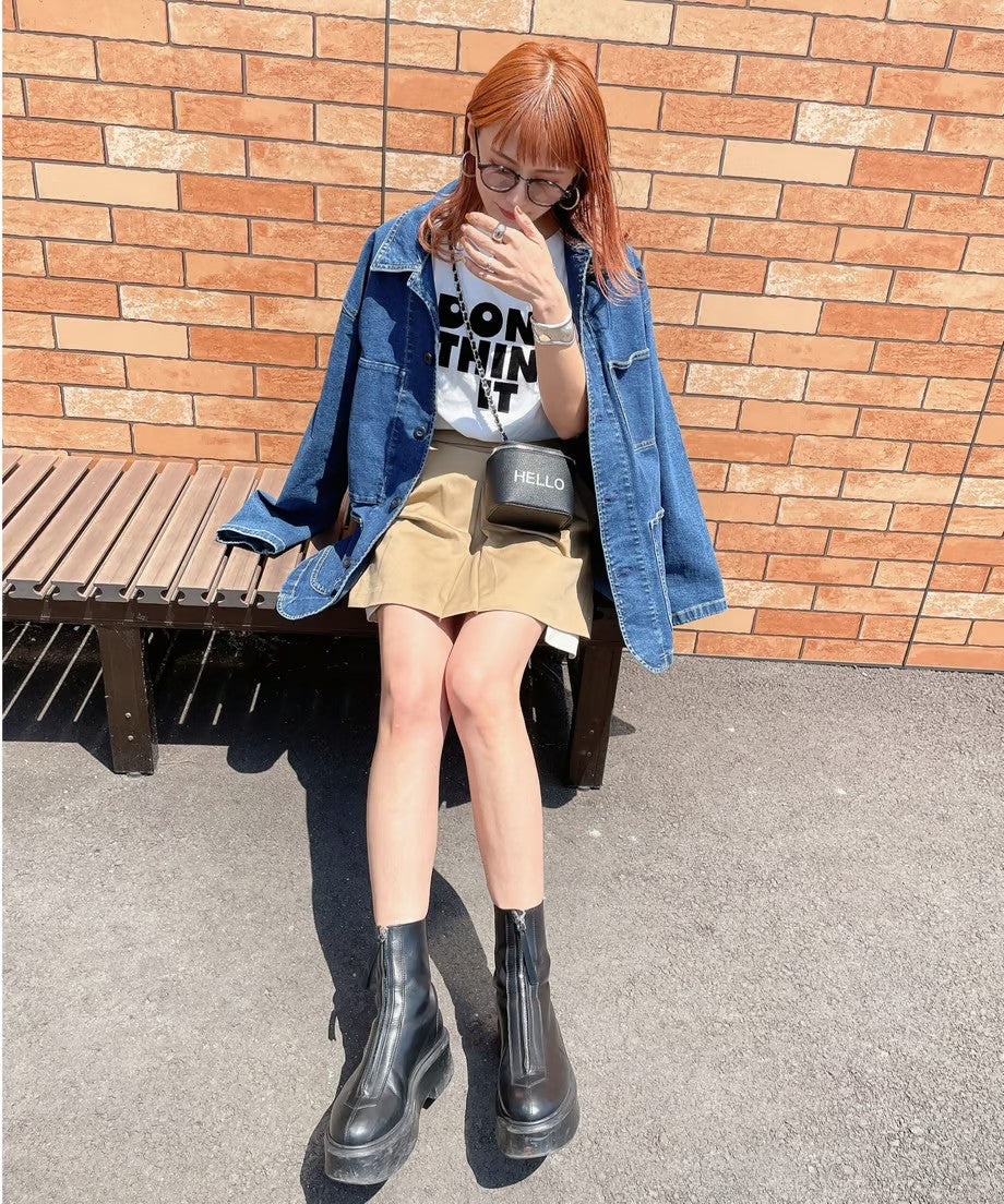 ※残りわずか! <AN2231430> フロッキーロゴTシャツ