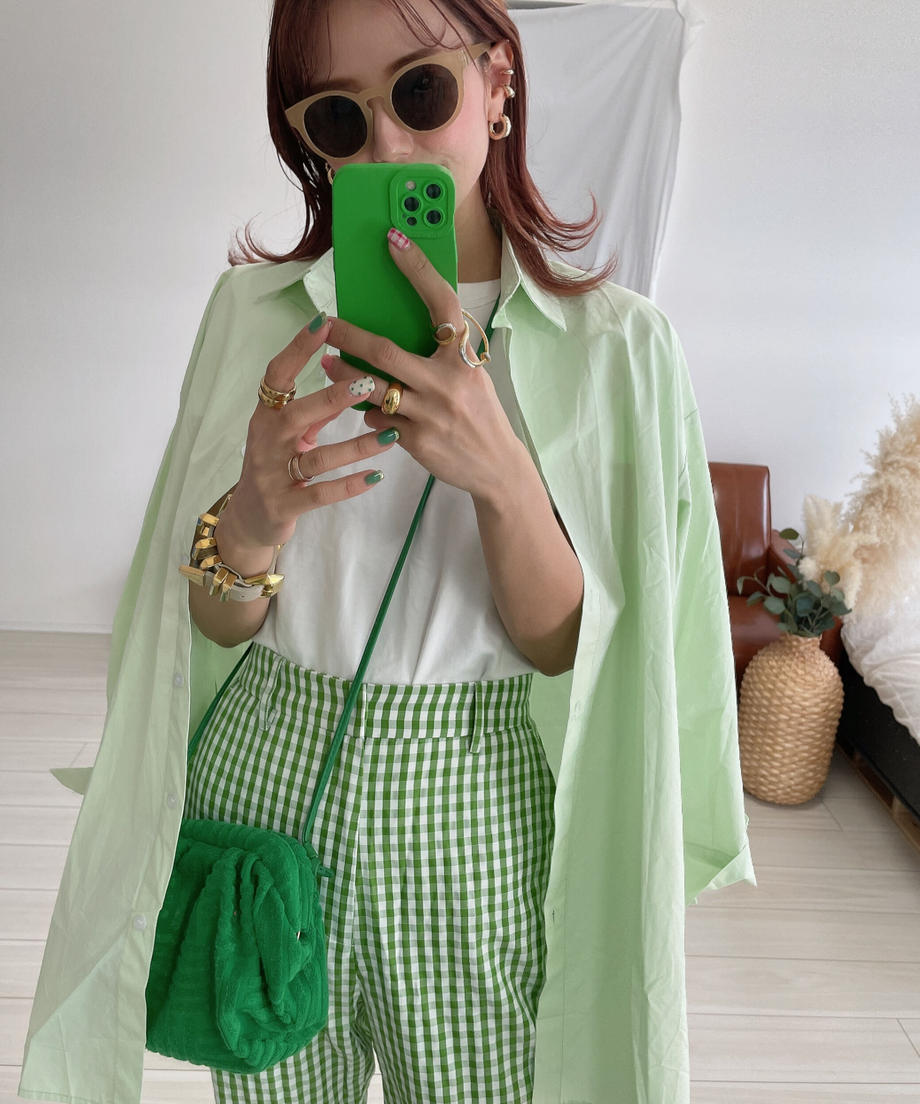50%OFF!<AN2221314> Candy color shirt