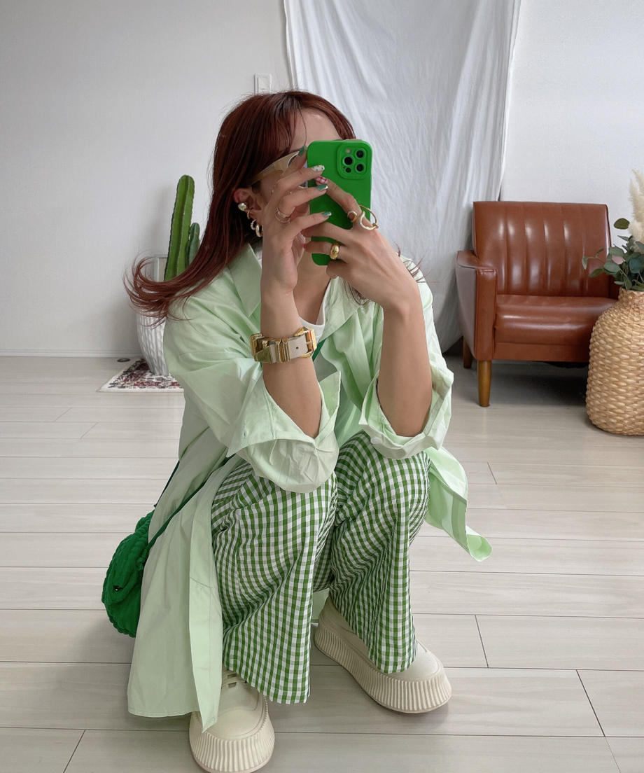 50%OFF!<AN2221314> Candy color shirt