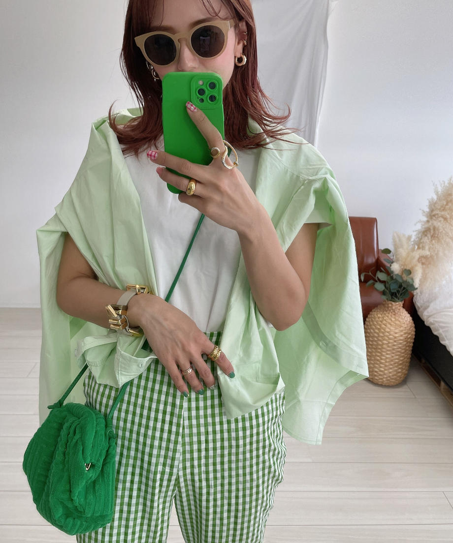 50%OFF!<AN2221314> Candy color shirt