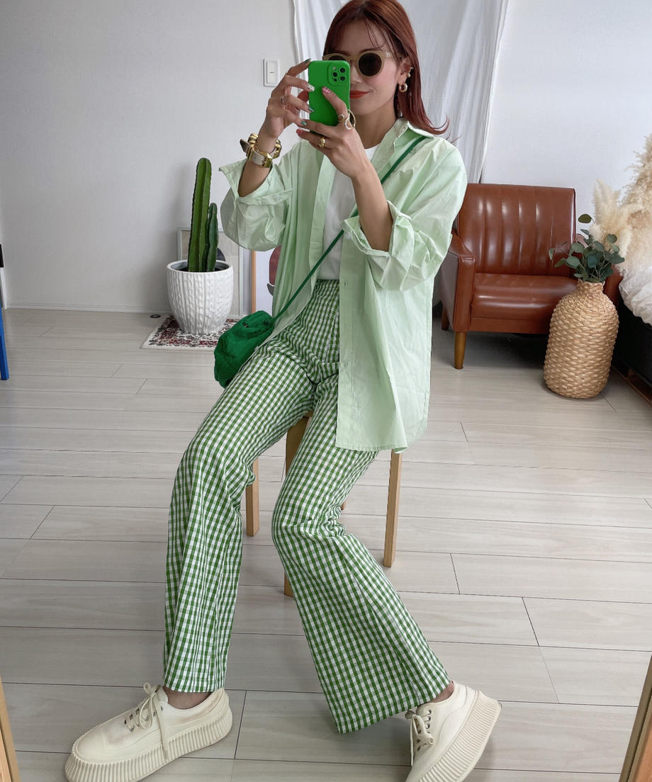 50%OFF!<AN2221314> Candy color shirt