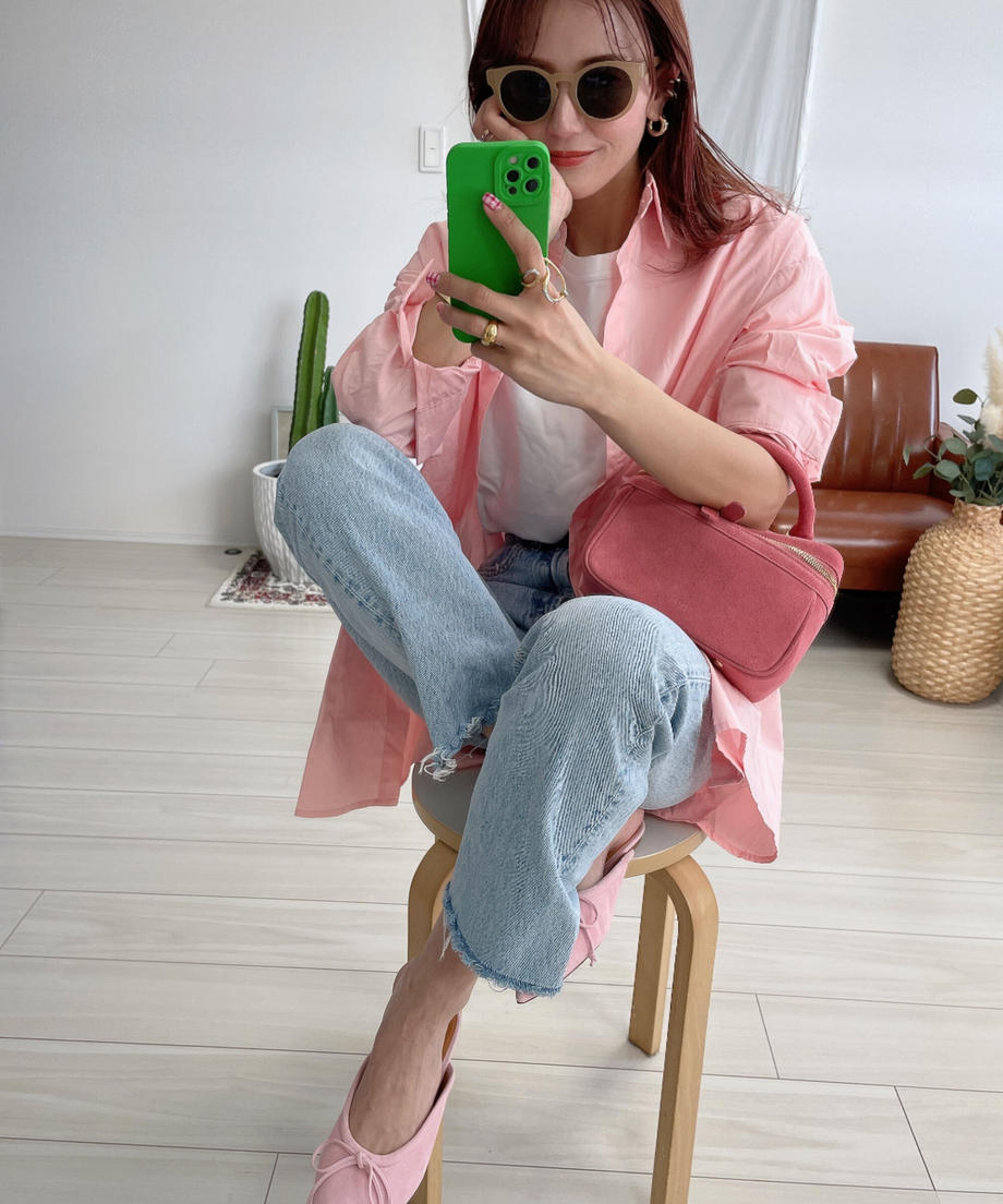 50%OFF!<AN2221314> Candy color shirt
