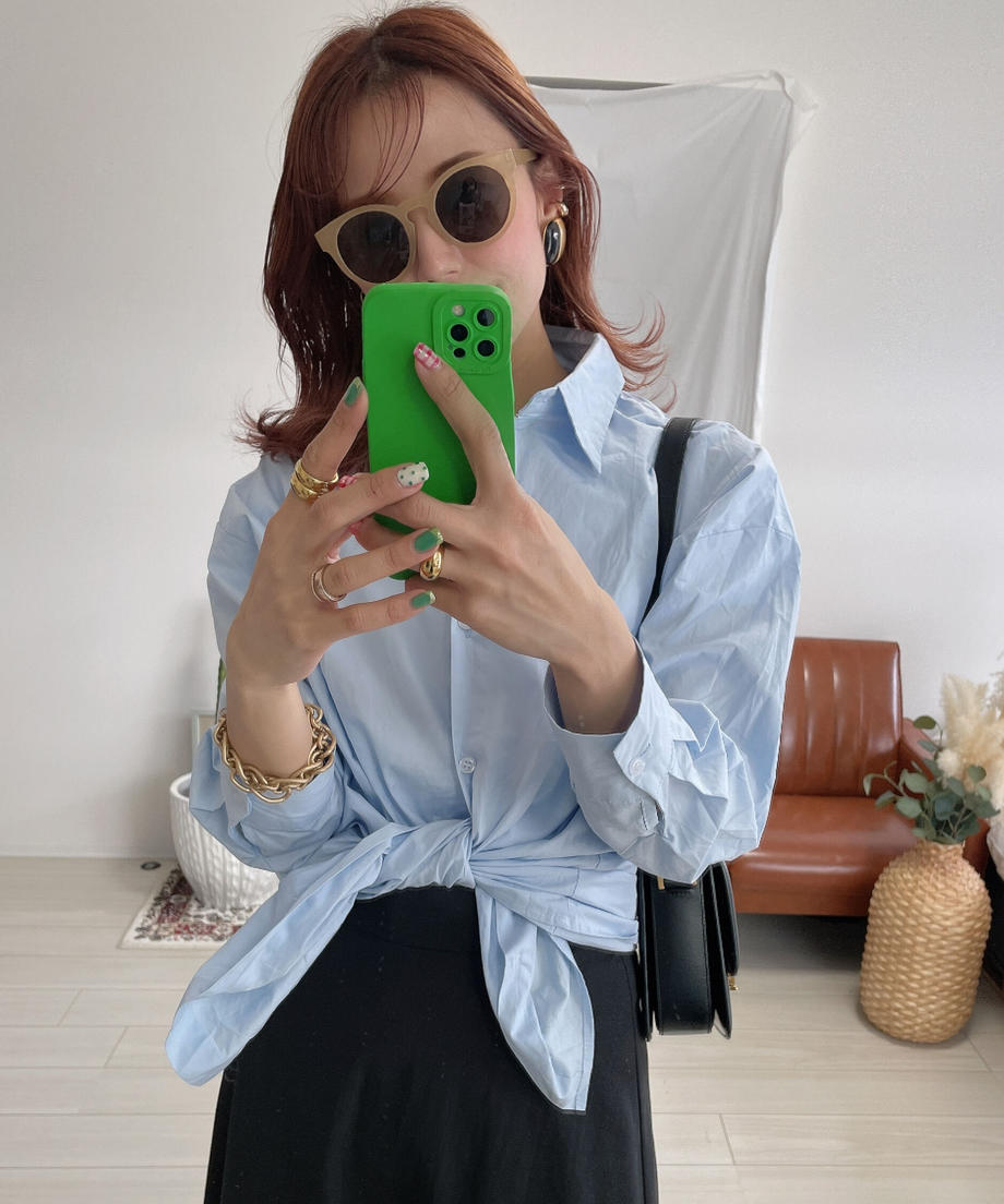 50%OFF!<AN2221314> Candy color shirt