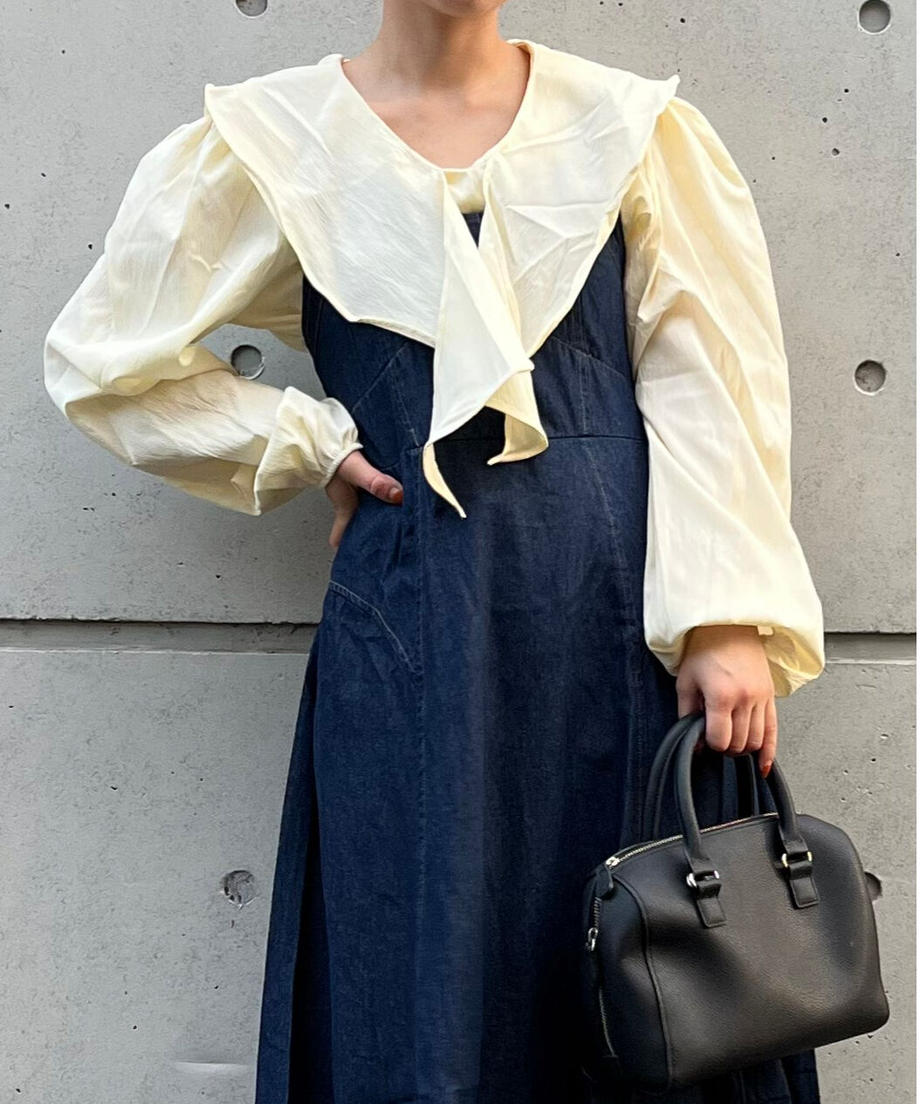 <IT2232418> ビッグカラーフリルセットアップ