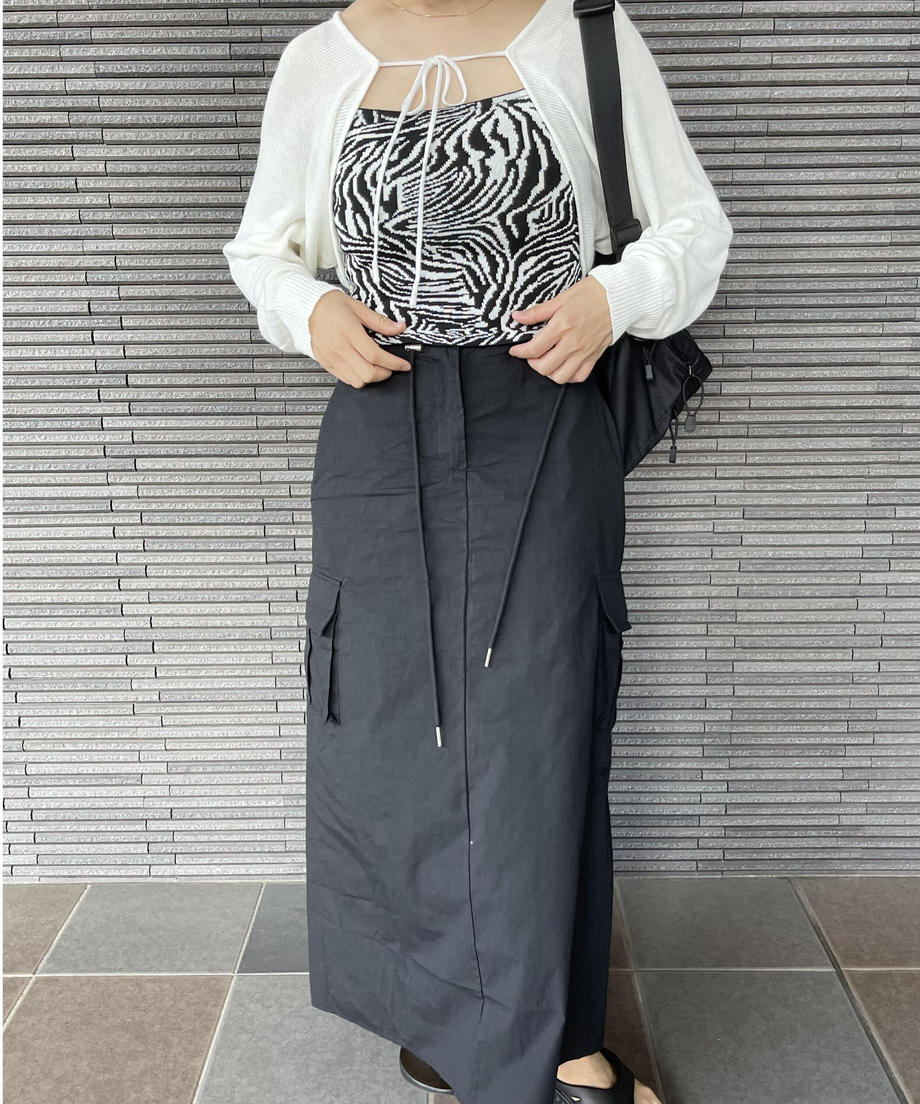 <LT2232103> リボンボレロカーディガン