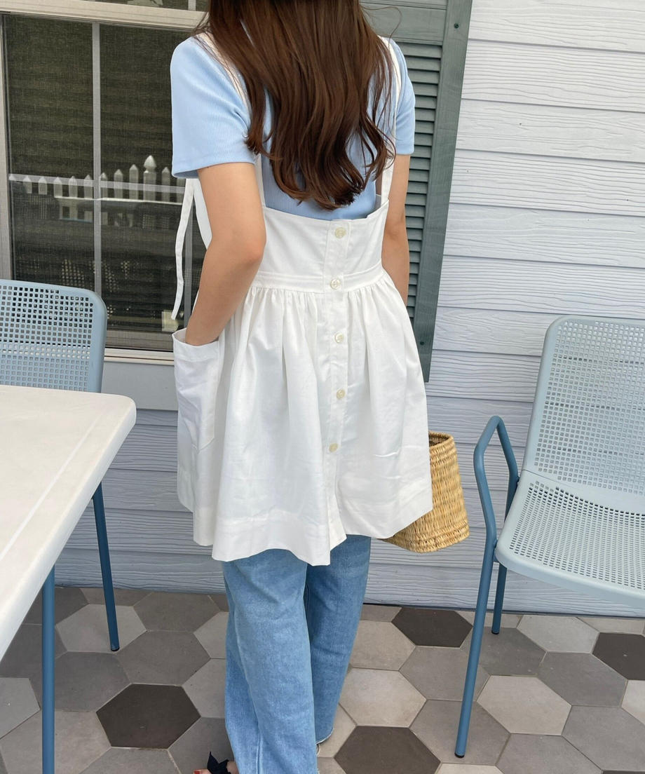 <PE2232710> エプロンワンピース