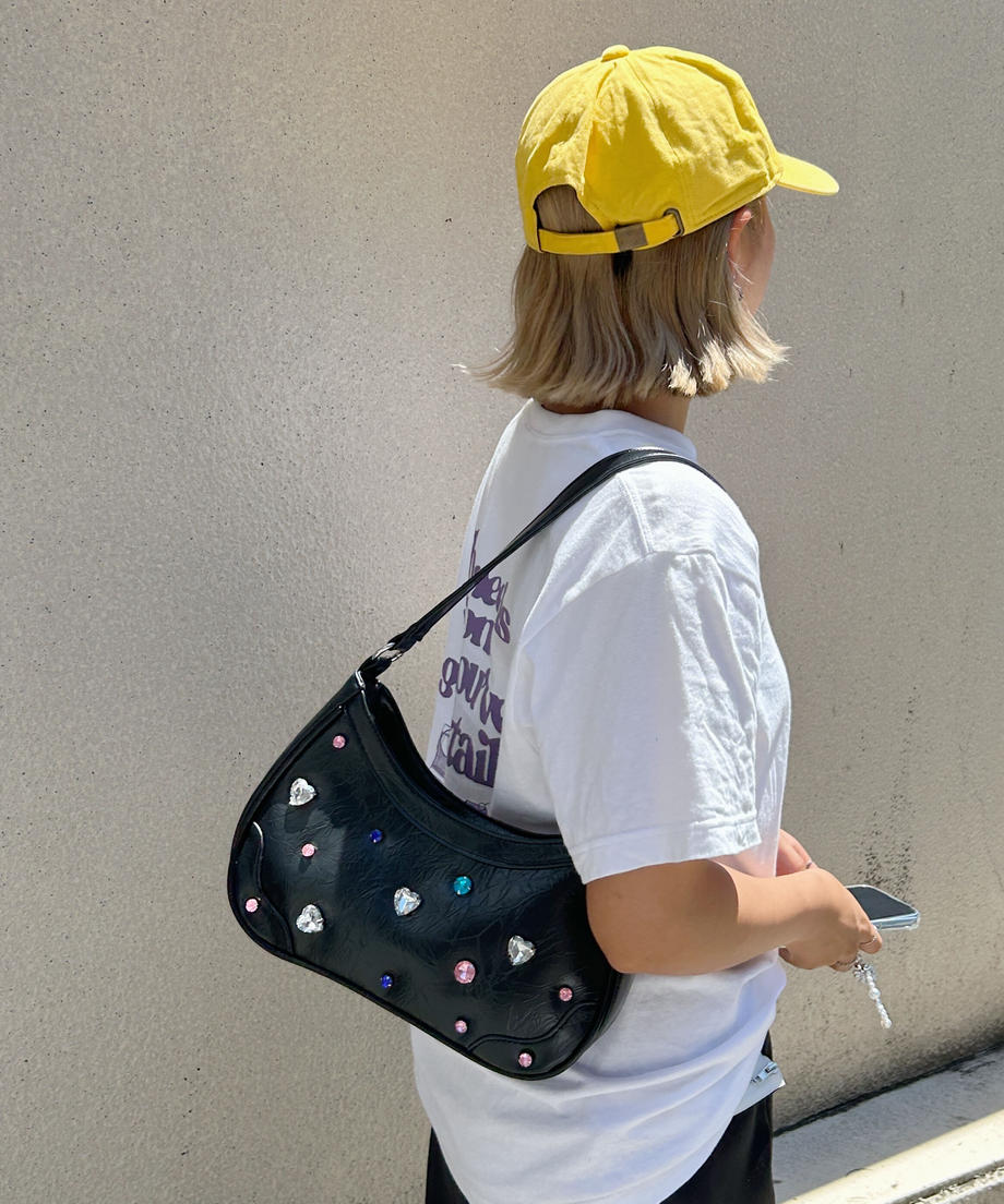<SL1233603> 2WAYビジューミニショルダー