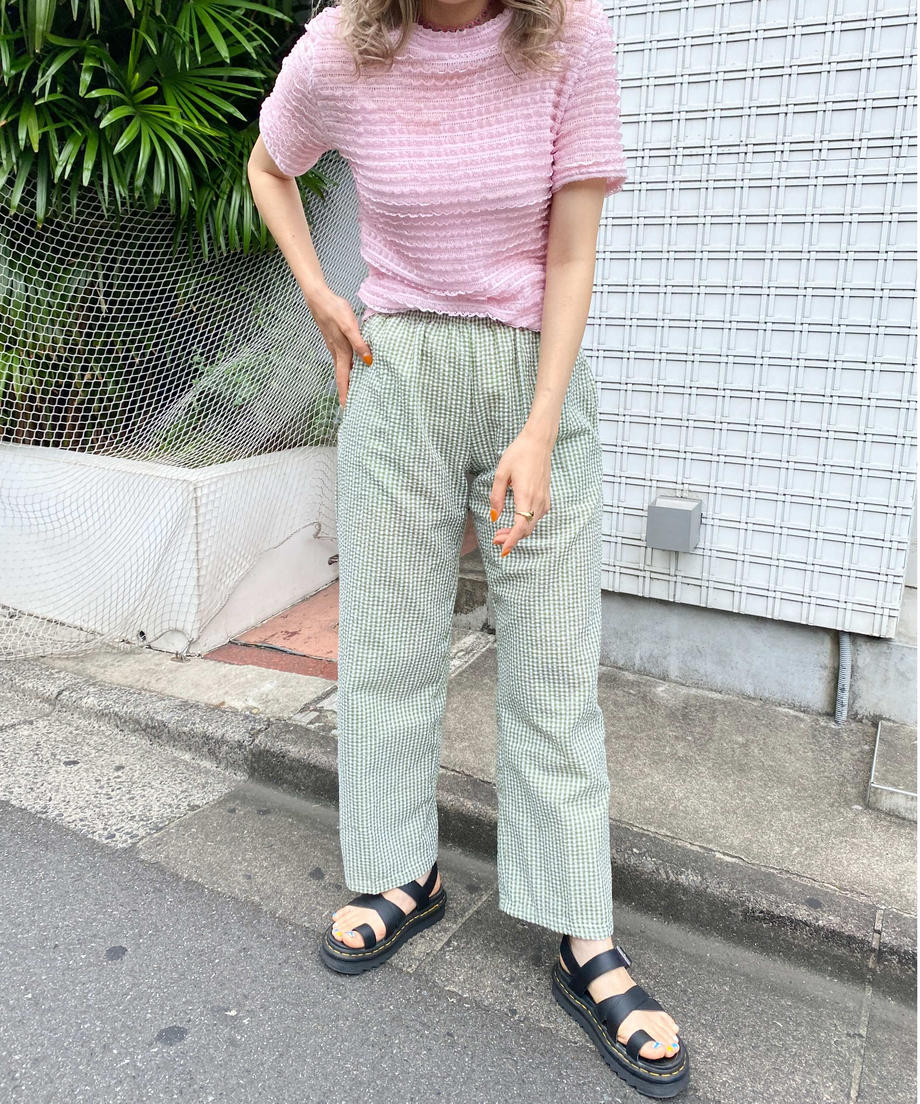 <SL2222742> ギンガムチェックパンツ