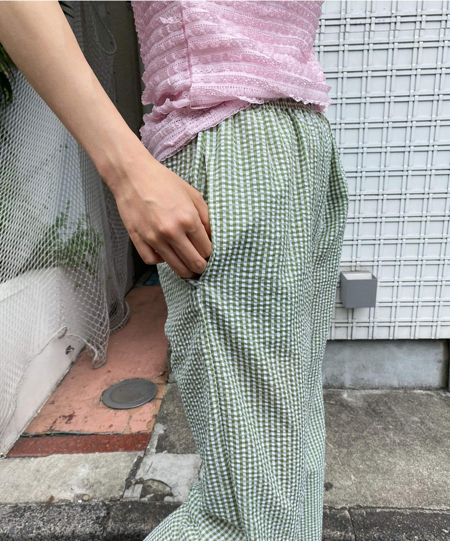<SL2222742> ギンガムチェックパンツ