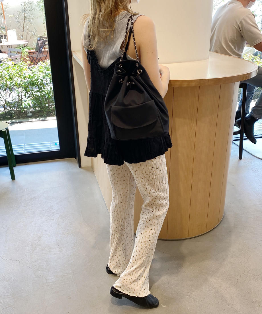 <SL2222747> 小花柄プリーツパンツ