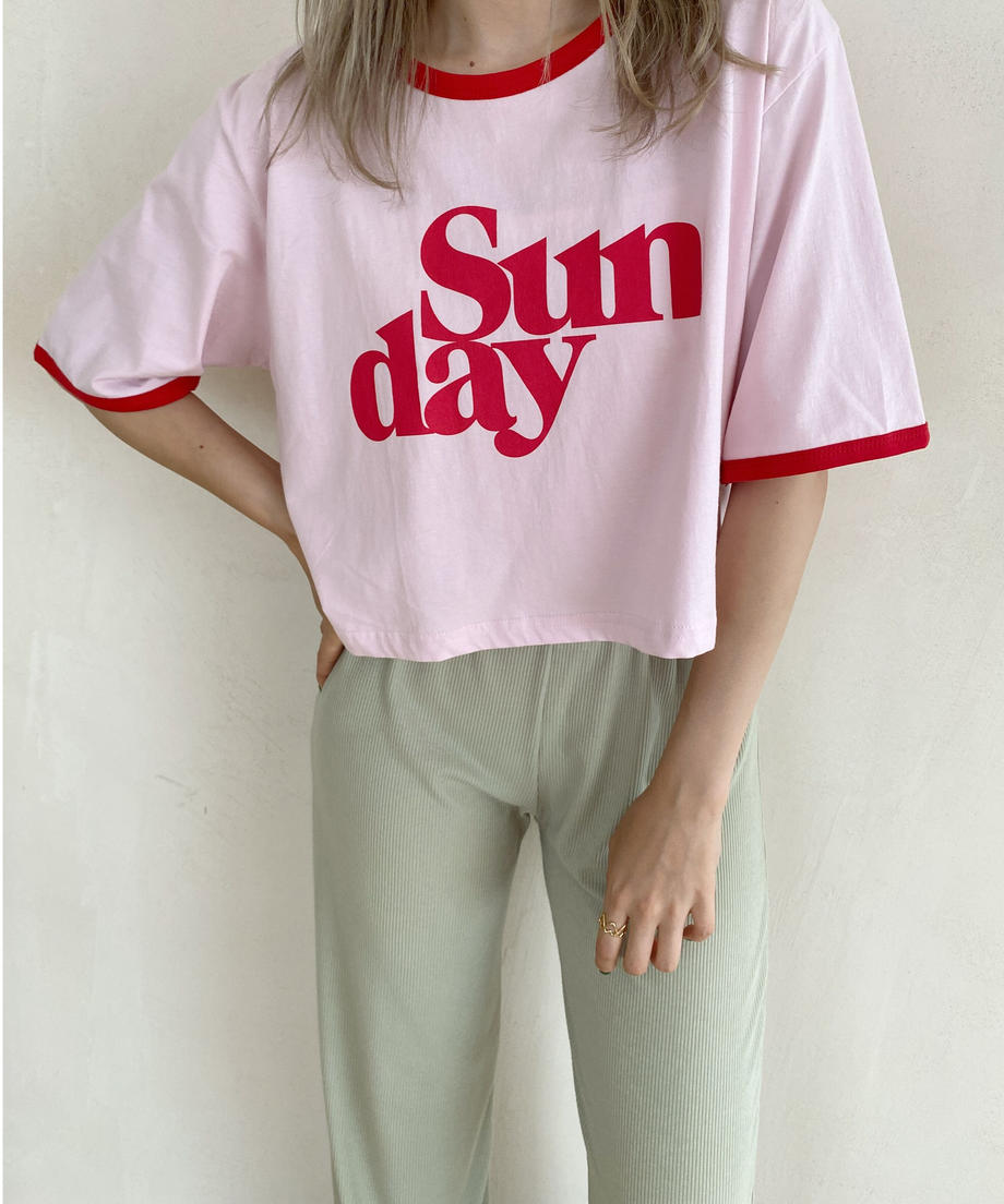 <SL2222783> リラックスリブワイドパンツ