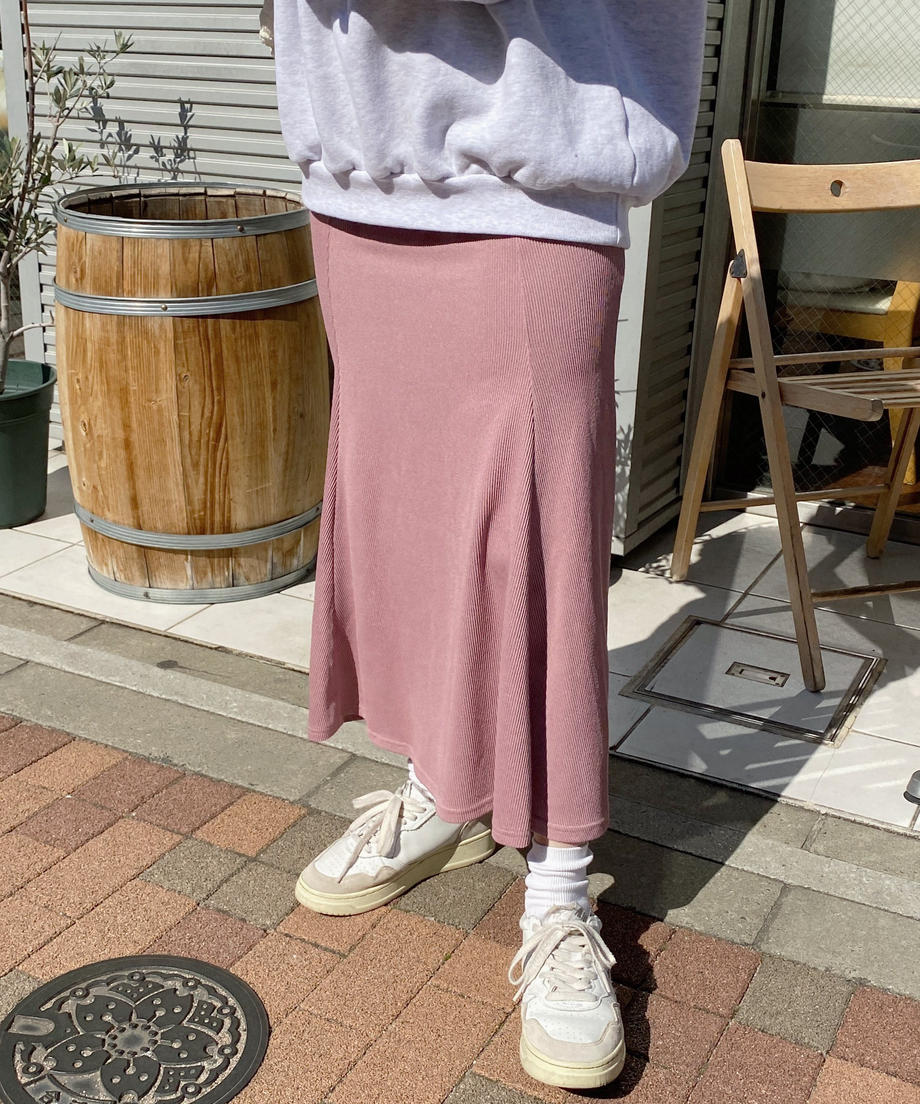 <SL2231628> プリーツマーメイドロングスカート