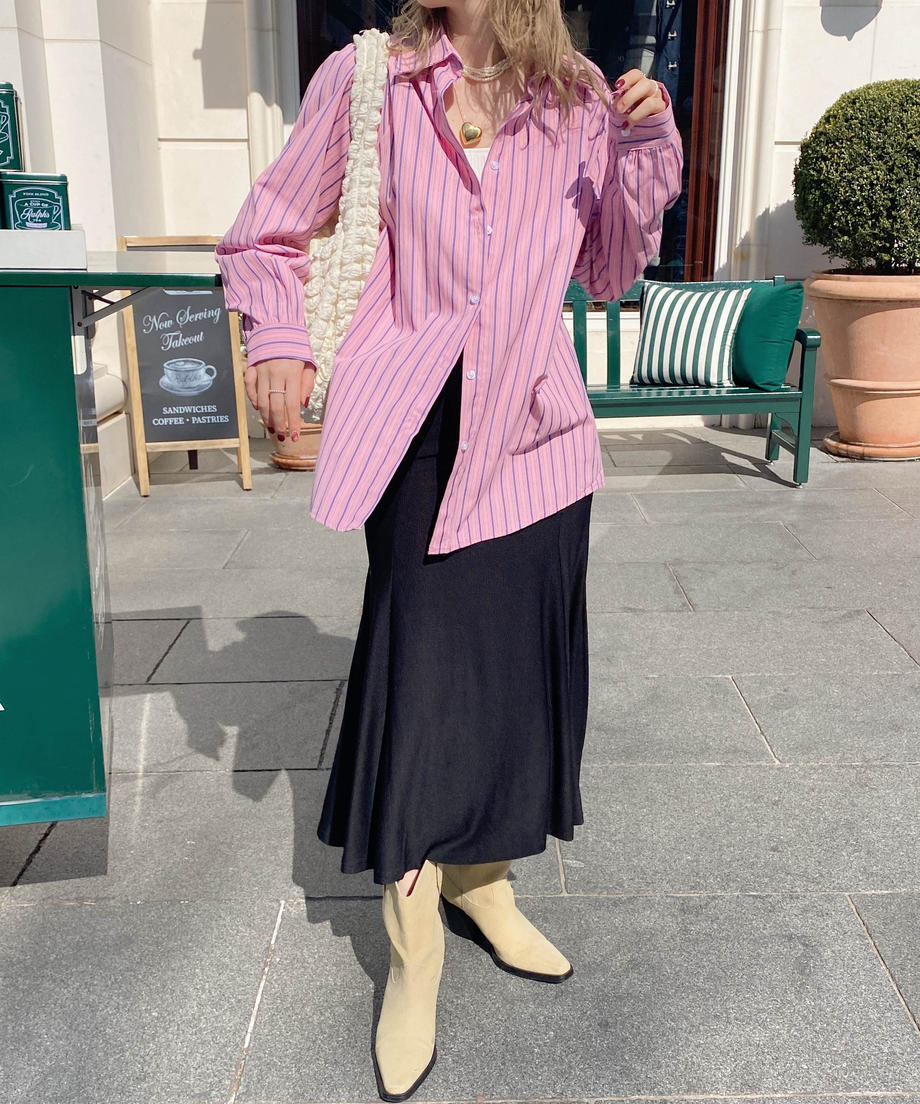 <SL2231628> プリーツマーメイドロングスカート