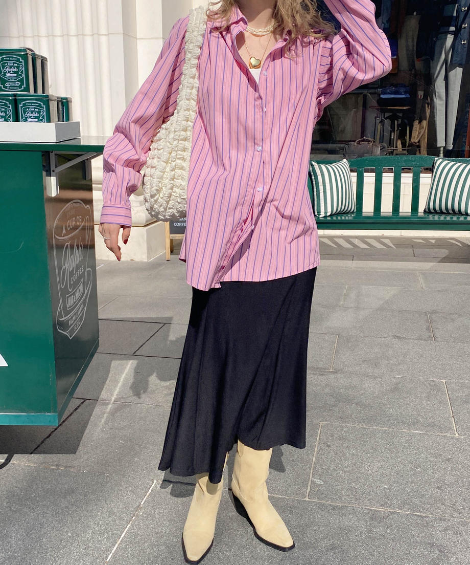 <SL2231628> プリーツマーメイドロングスカート