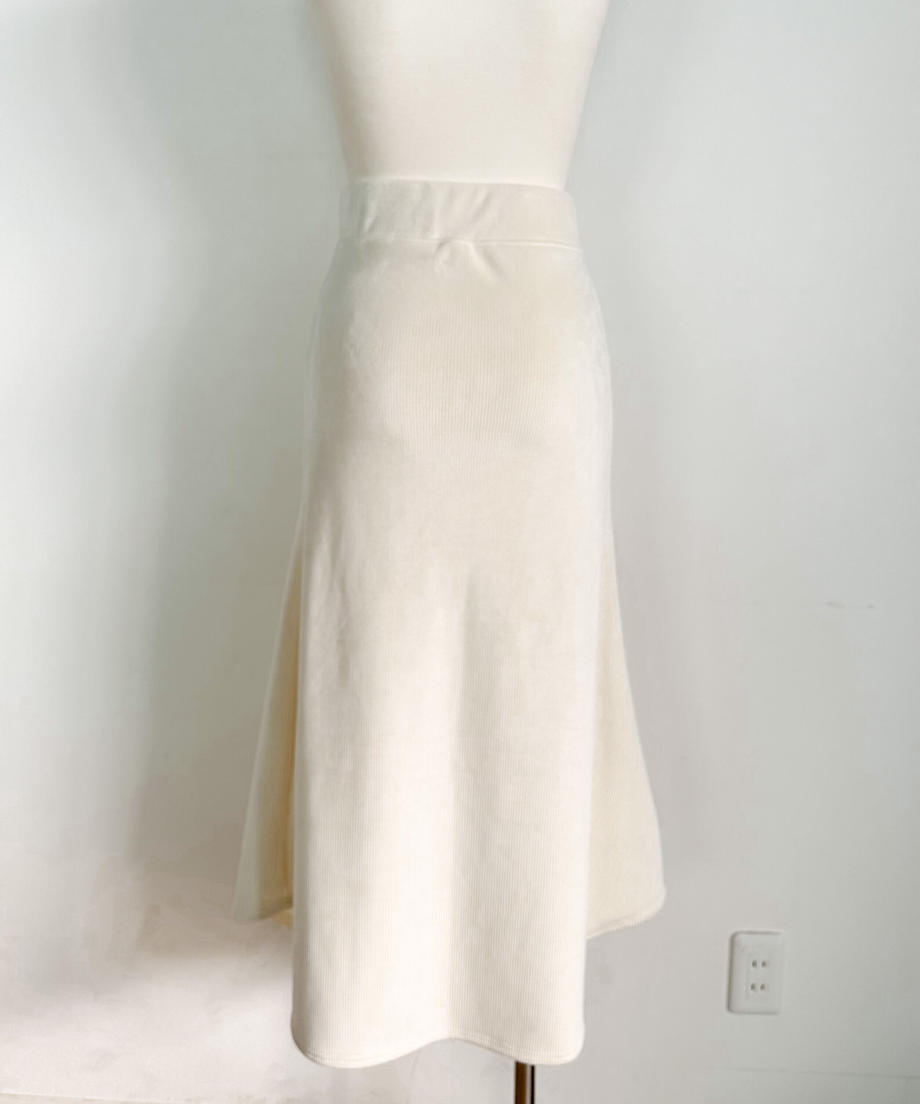 <SL2231629> カットコールフレアロングスカート