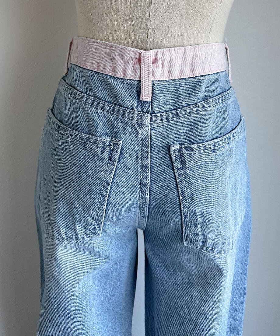 <SL2231645> bicolor wide denim