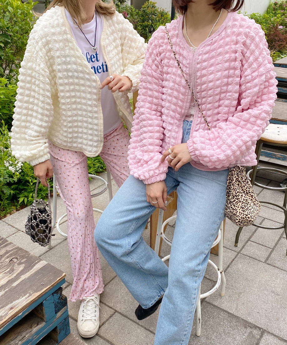 <SL2231659> ポコポコカーディガン