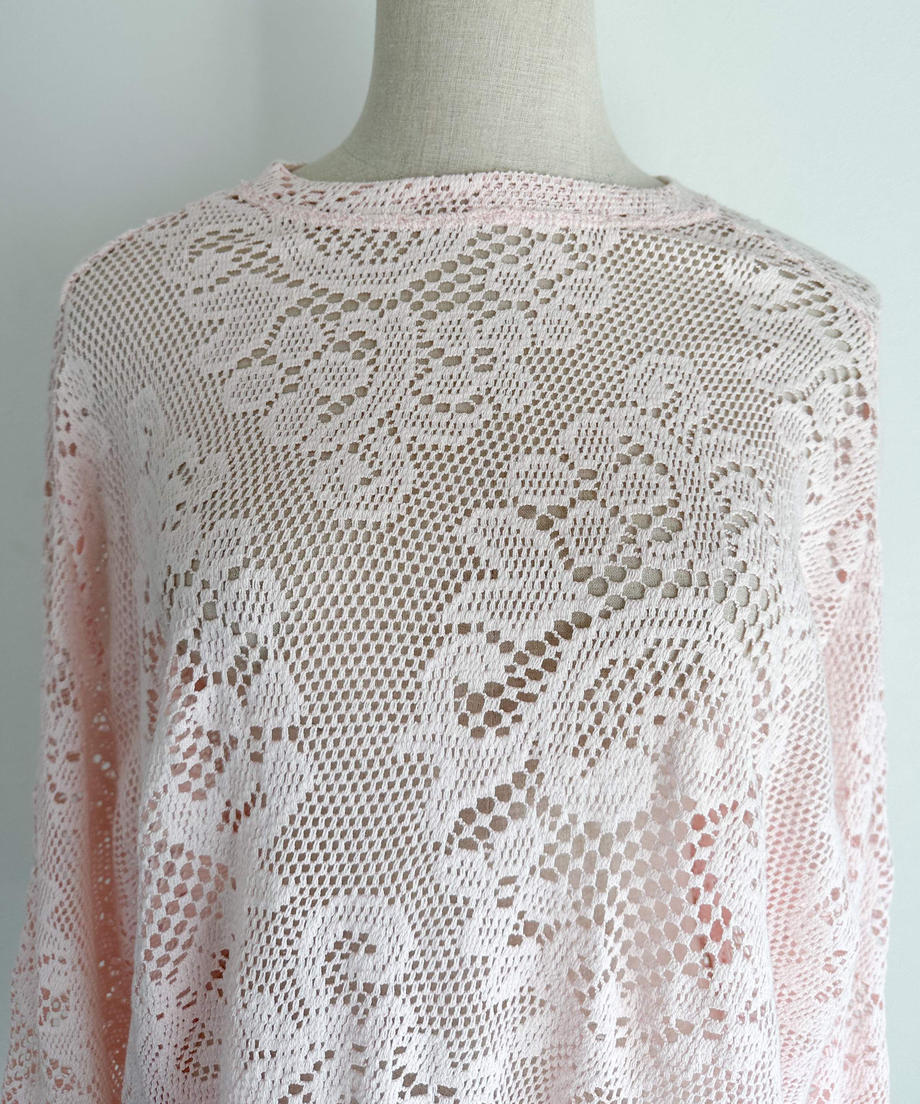 ※残りわずか! <SL2231660> fringe crochet knit
