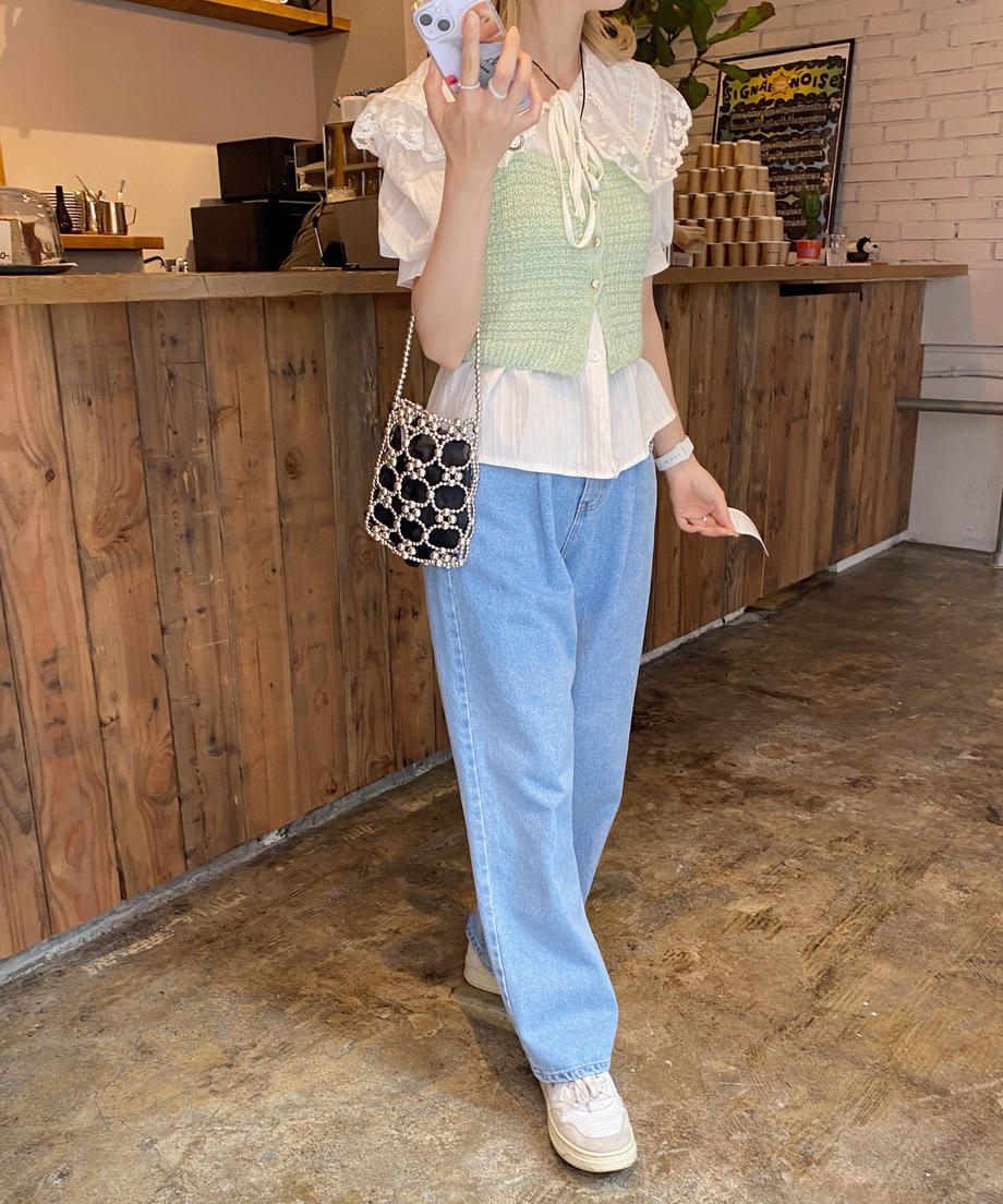<SL2232716> ハートボタンニットビスチェ