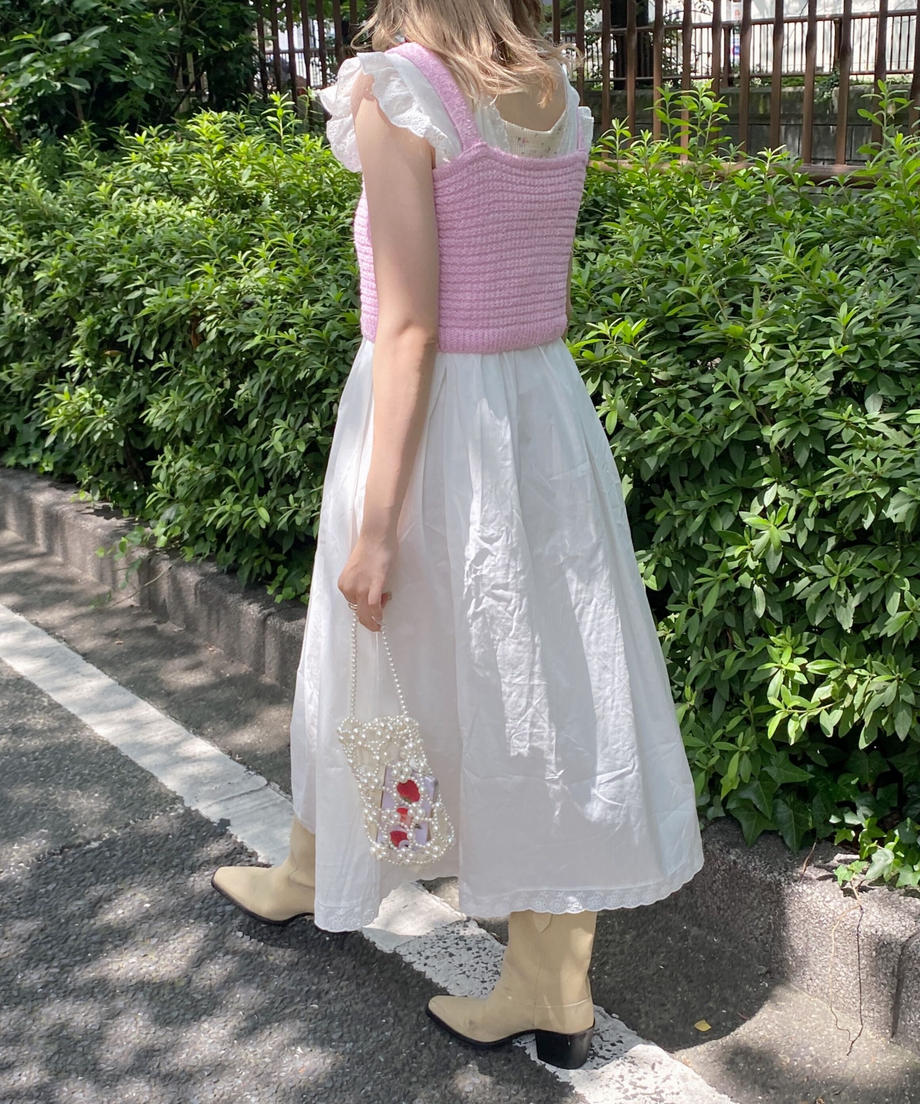 <SL2232716> ハートボタンニットビスチェ