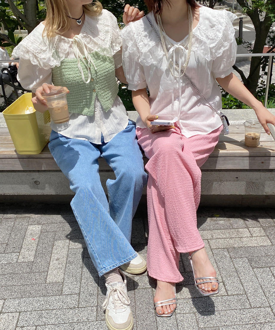 <SL2232716> ハートボタンニットビスチェ