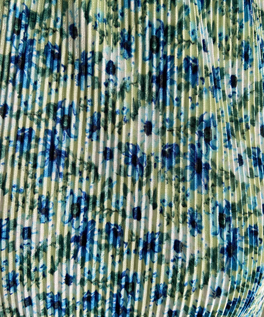 <SL2232721> フラワープリーツロングスカート