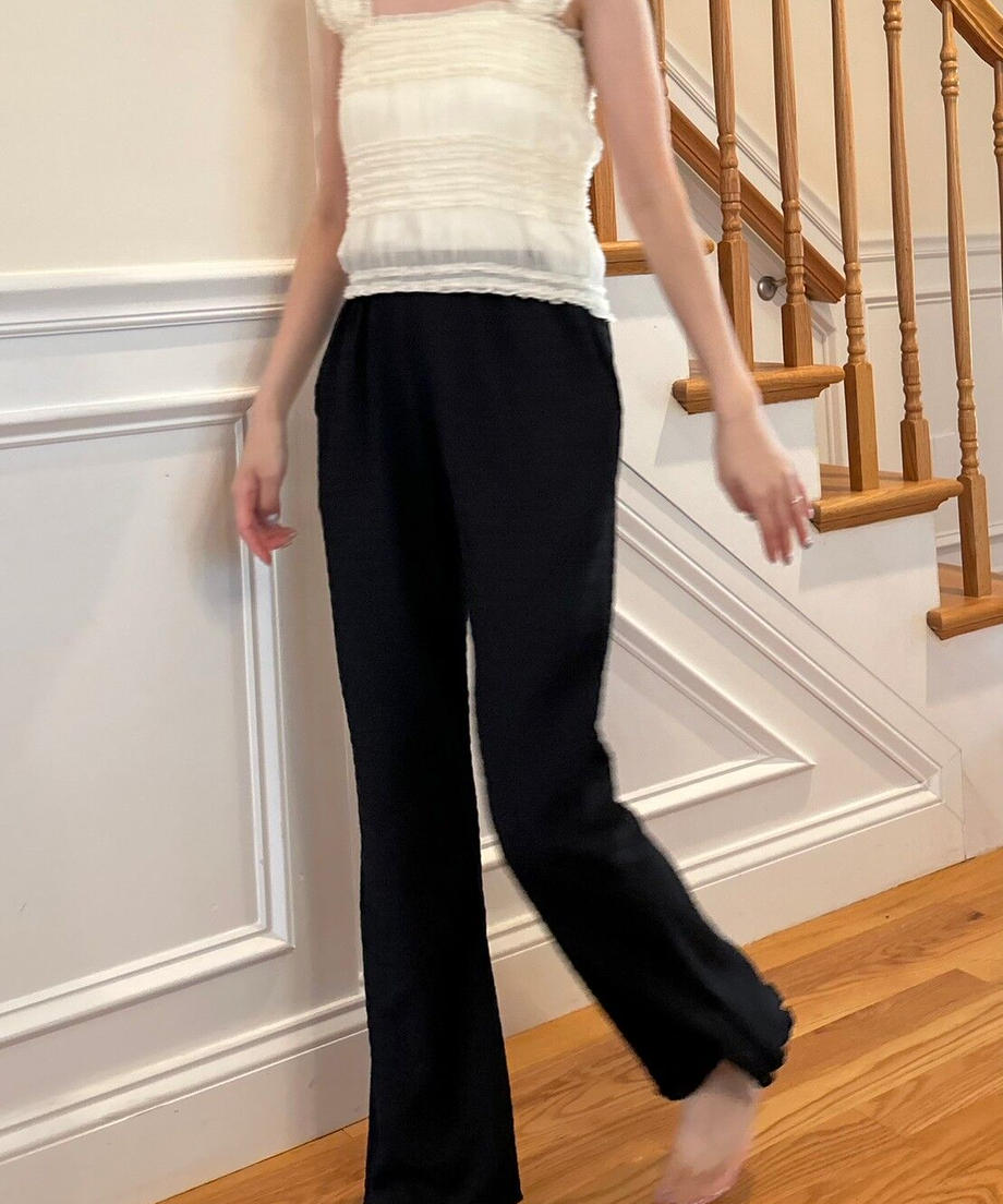 <SL2232732> Jacquard flare pants
