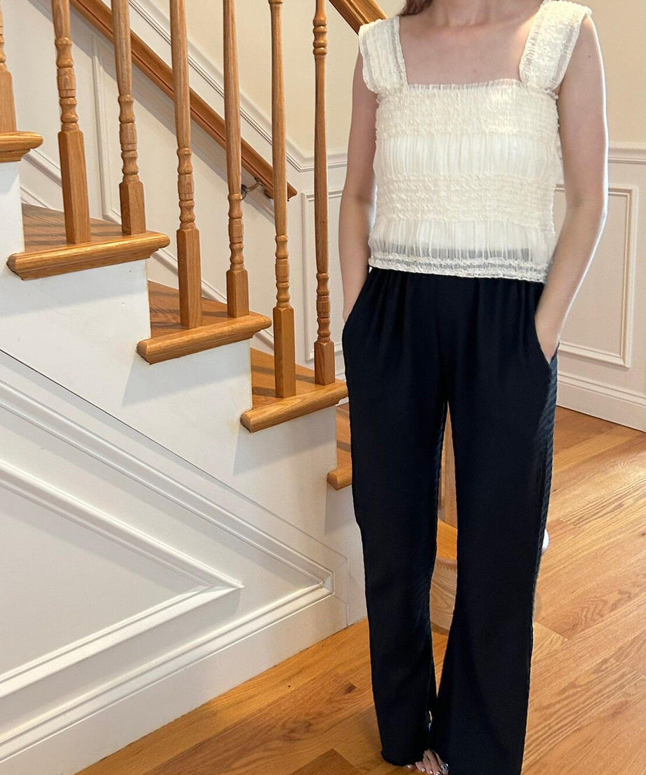 <SL2232732> Jacquard flare pants