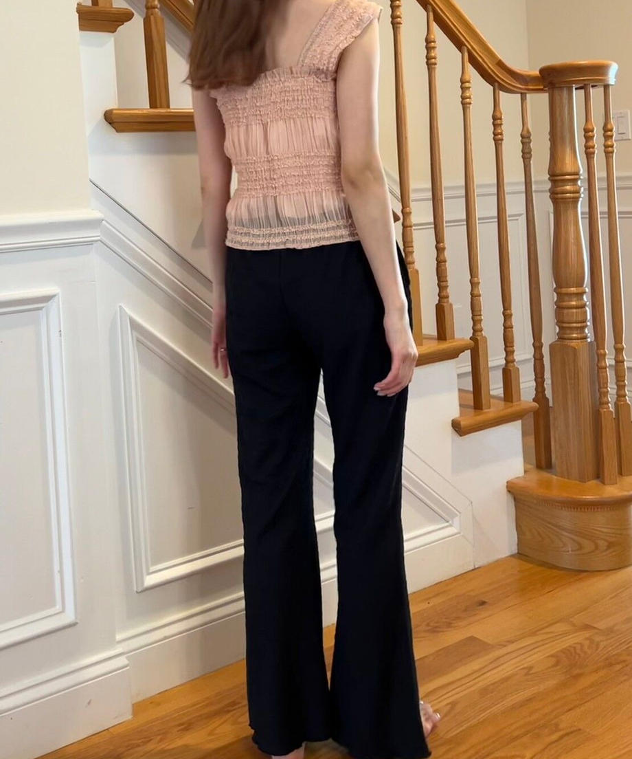 <SL2232732> Jacquard flare pants