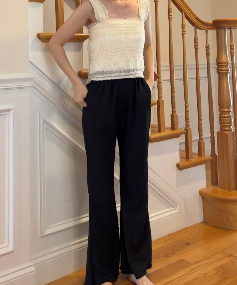 <SL2232732> Jacquard flare pants