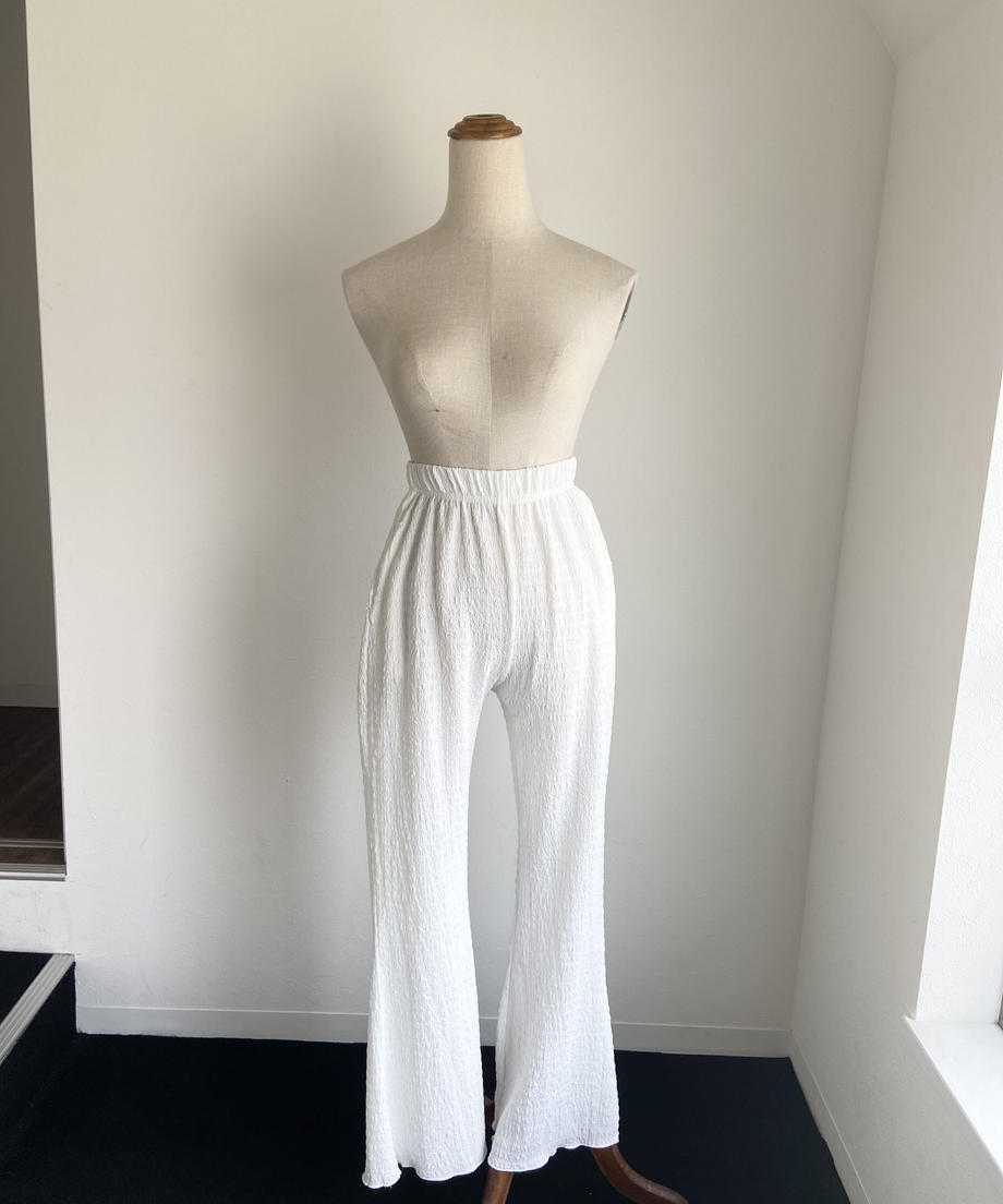 <SL2232732> Jacquard flare pants