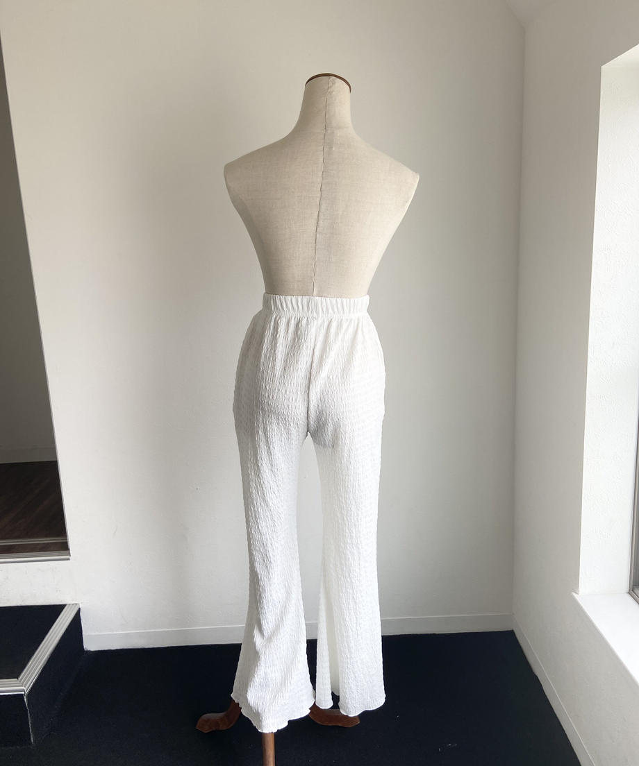 <SL2232732> Jacquard flare pants