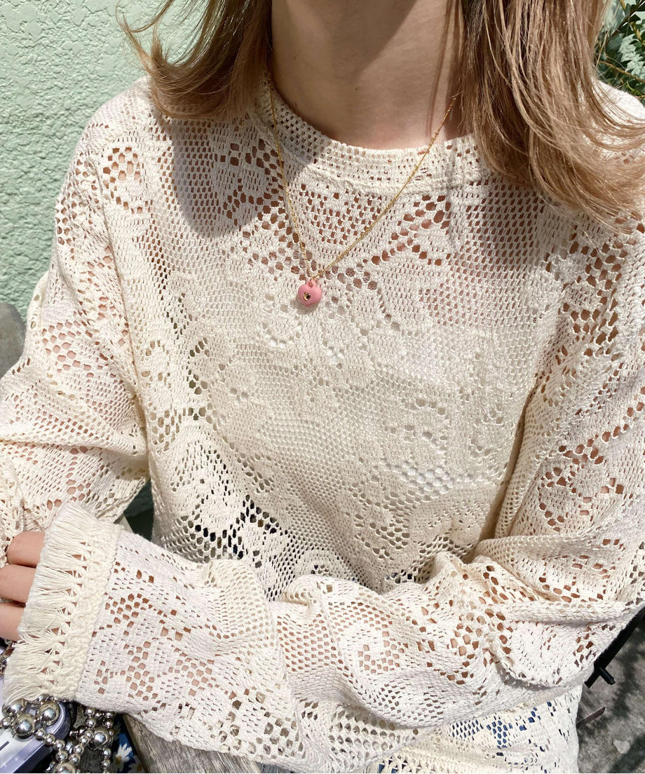 <SL4231608> color heart necklace