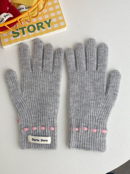 ＜SL4234601＞　ribbon stitch glove
