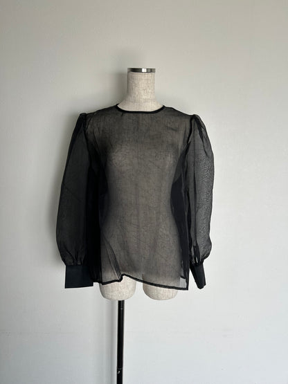 ＜IT2233415＞　シフォンシアーブラウス