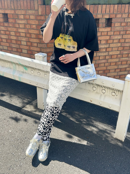 ＜SL2241611＞　ハートプリーツパンツ