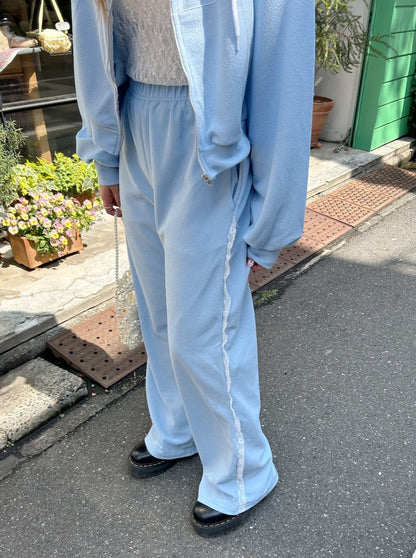 ＜SL2241637＞　ワンポイントフリルスウェットSET UP